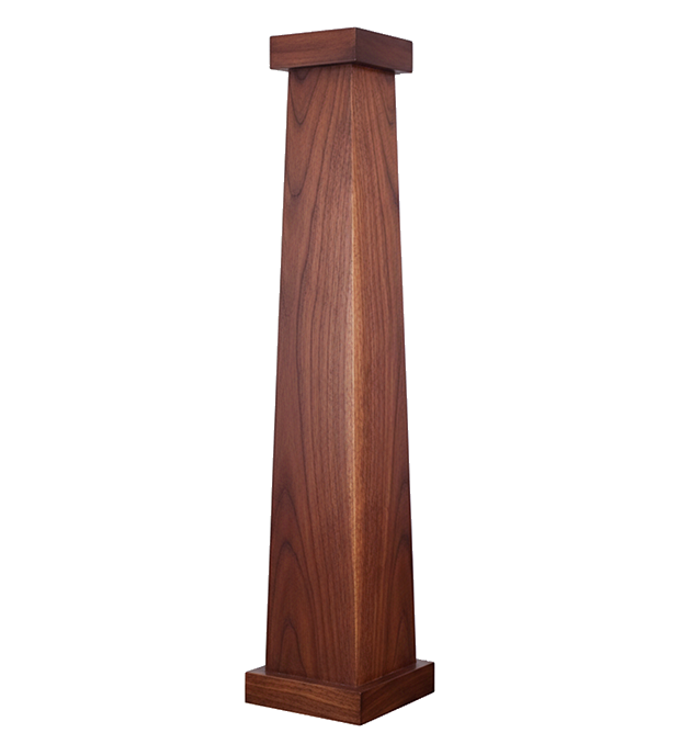 Plain Square Tapered Fiberglass Columns