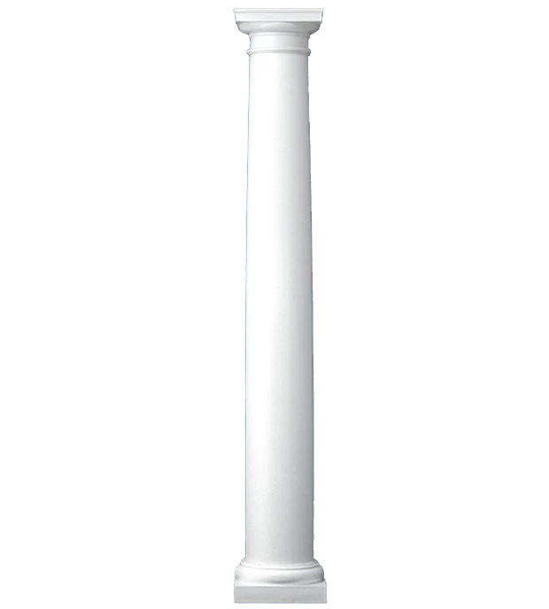 Plain Round Tapered Fiberglass Columns