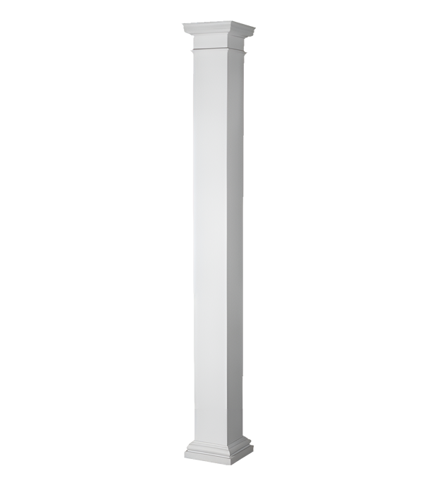 Plain Square Non-Tapered Fiberglass Columns