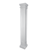 Recessed Panel Square Non-Tapered Column