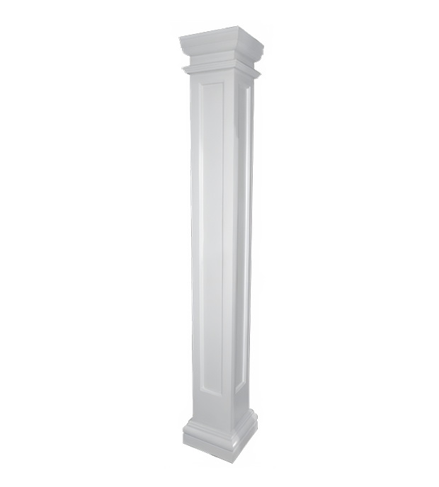 Recessed Panel Square Non-Tapered Column