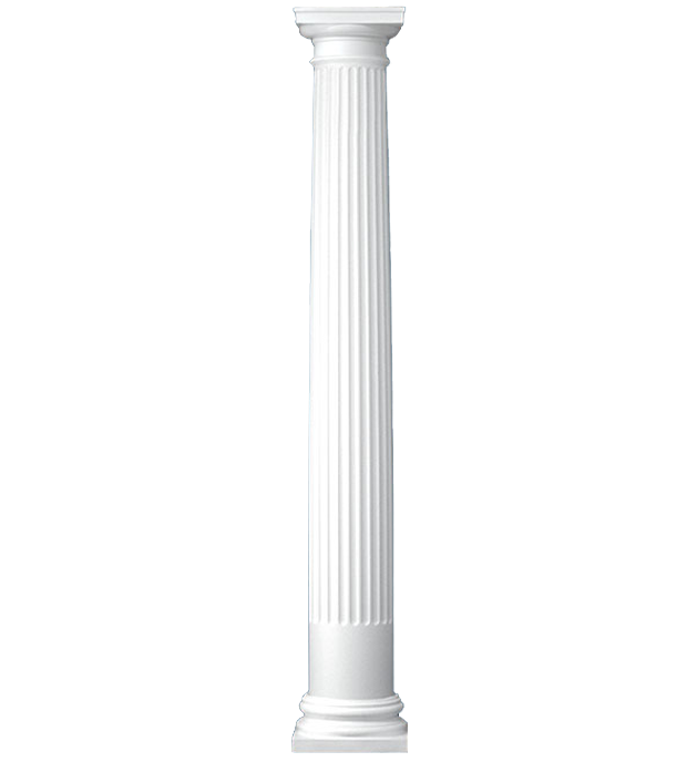 Fluted Fiberglass Columns